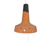 Vintage pendant lamp - ceramic - Fat Lava - pull switch - West Germany - 70