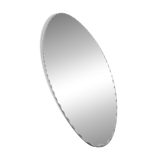 Very large oval beveled mirror, to put down, art deco, 40s 50s