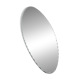 Very large oval beveled mirror, to put down, art deco, 40s 50s