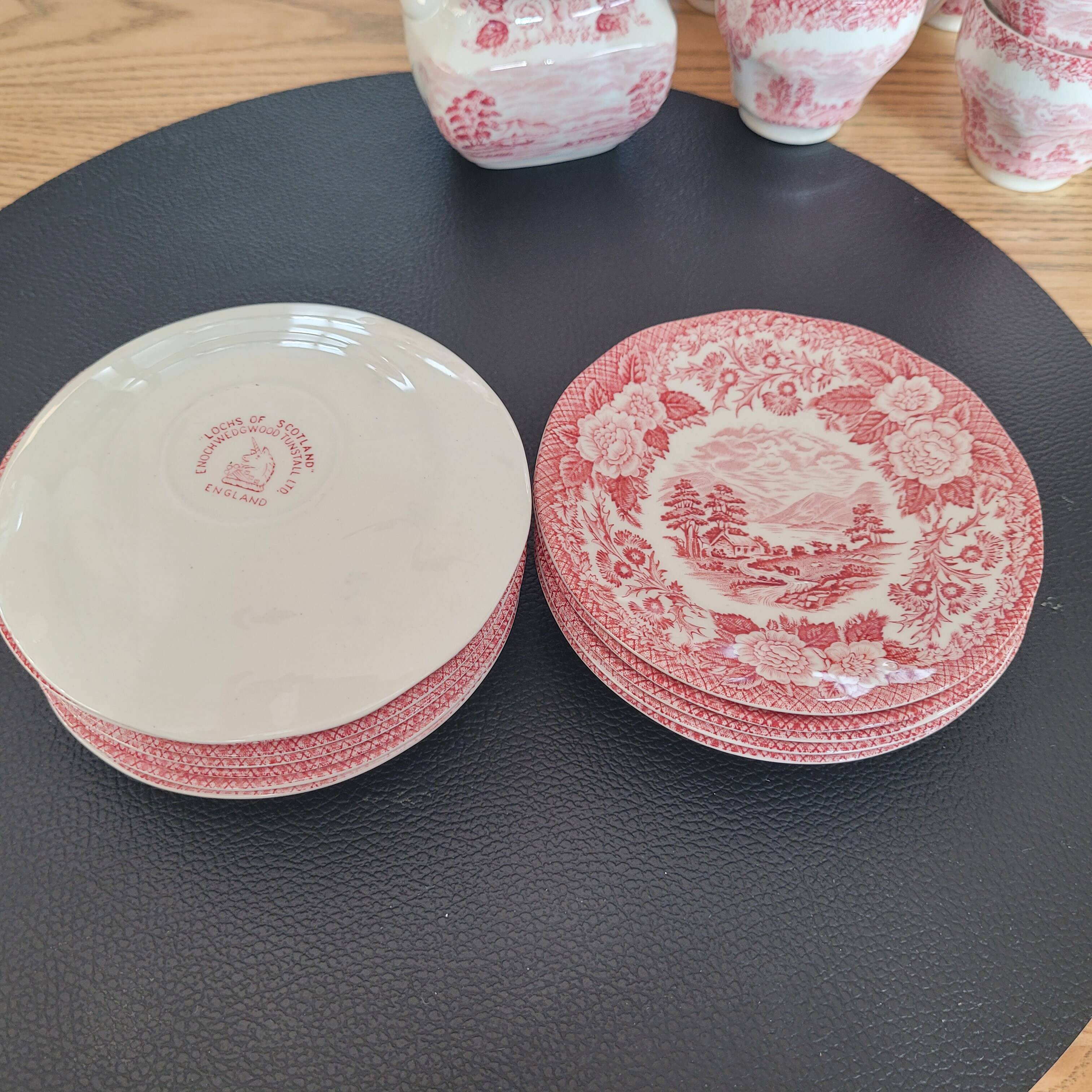 English porcelain coffee set 22 pieces