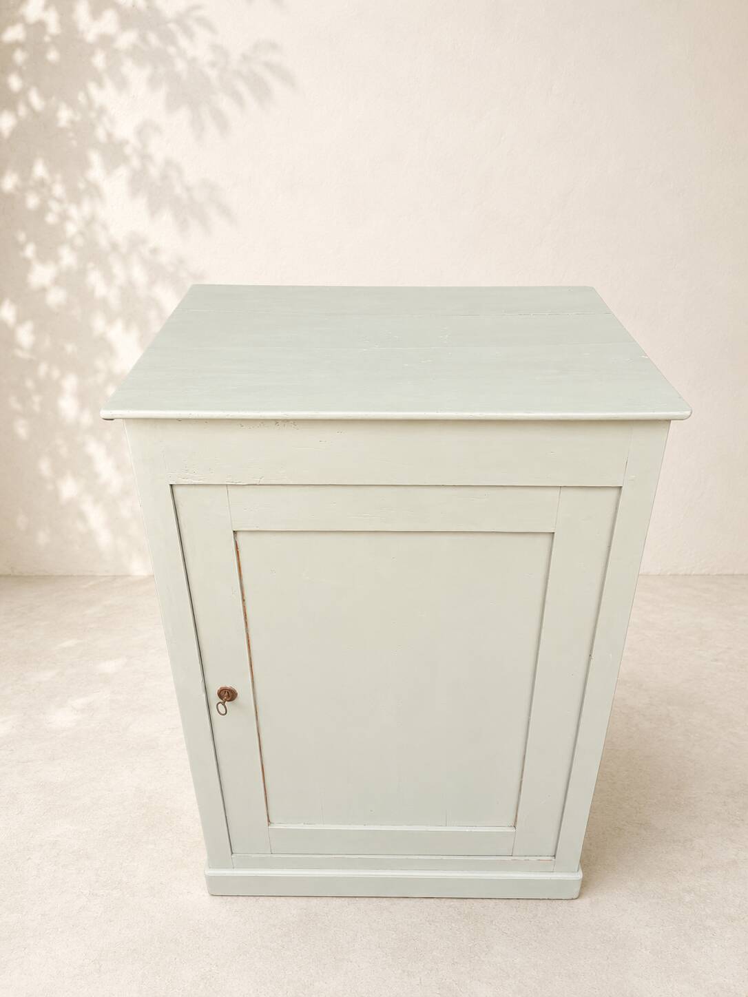 Antique children's wardrobe, patinated – 19th century – 116 × 85 × 57 cm