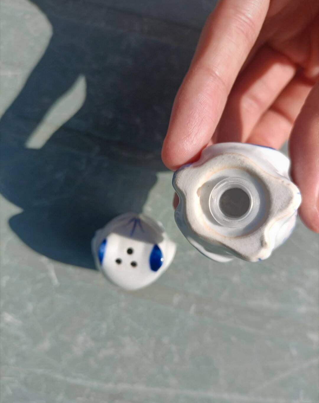 Ceramic Salt and Pepper Shaker Owls