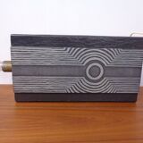 Brutalist table lamp from Temde, Switzerland, 1960s