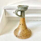 Stoneware candle holder Pierre Digan La Borne, 60s/70s