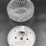 Plafonnier en verre relief