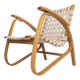 Chaise longue sculpturale en bois cintré par Jan Vaněk pour UP Zavody, années 1930.