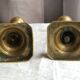 Pair of brass candlesticks