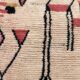 Living room rug berbere Boujad wool