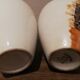 Pair of Limoges porcelain vases