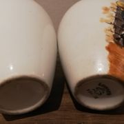 Pair of Limoges porcelain vases