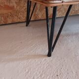 Commode vintage en rotin