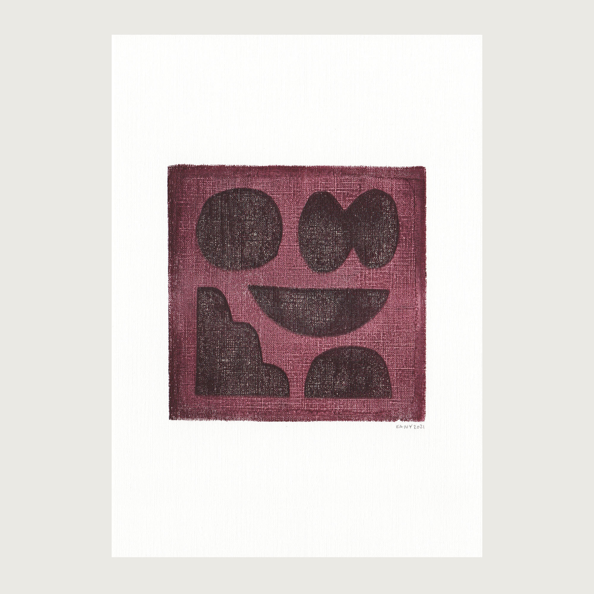 Painting on abstract illustration m218 by eawy