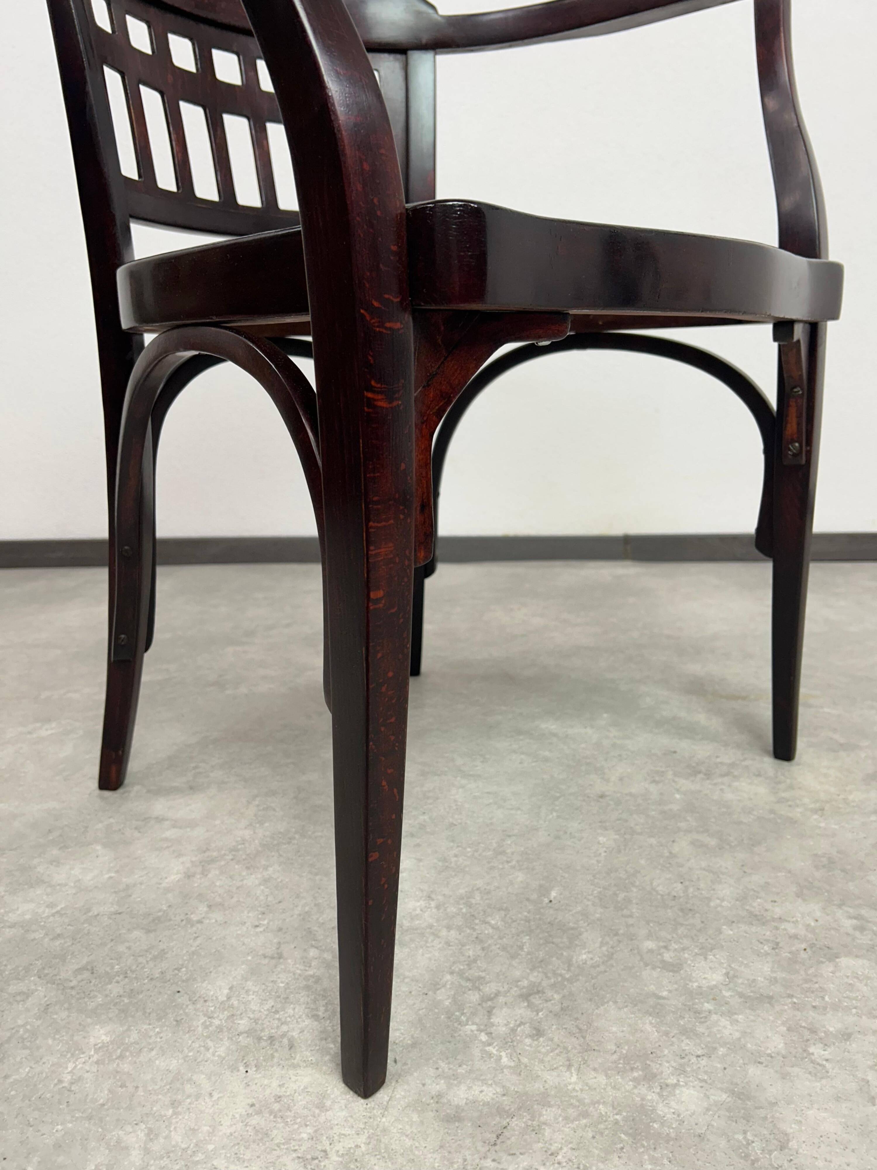 Secession office chair no. 714 by Otto Wagner for J&J Kohn