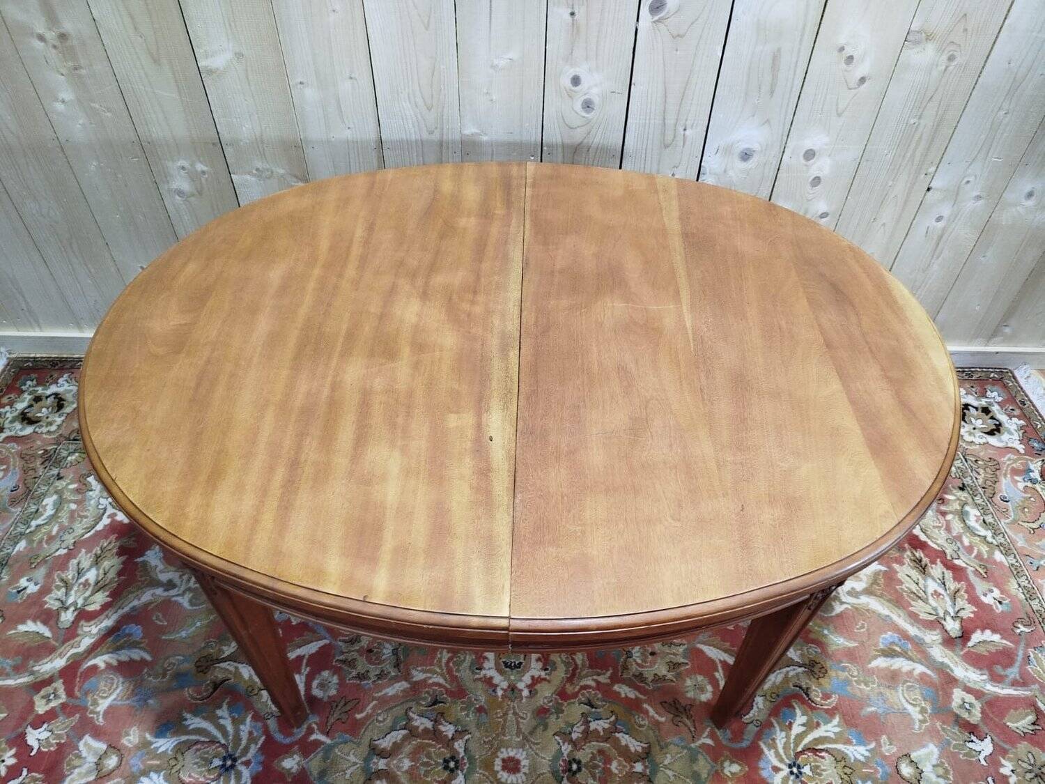 Oval Art Nouveau style dining table