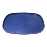 Blue plastic tray 70s