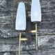 Lunel double wall light in brass and metal, vintage 1950s