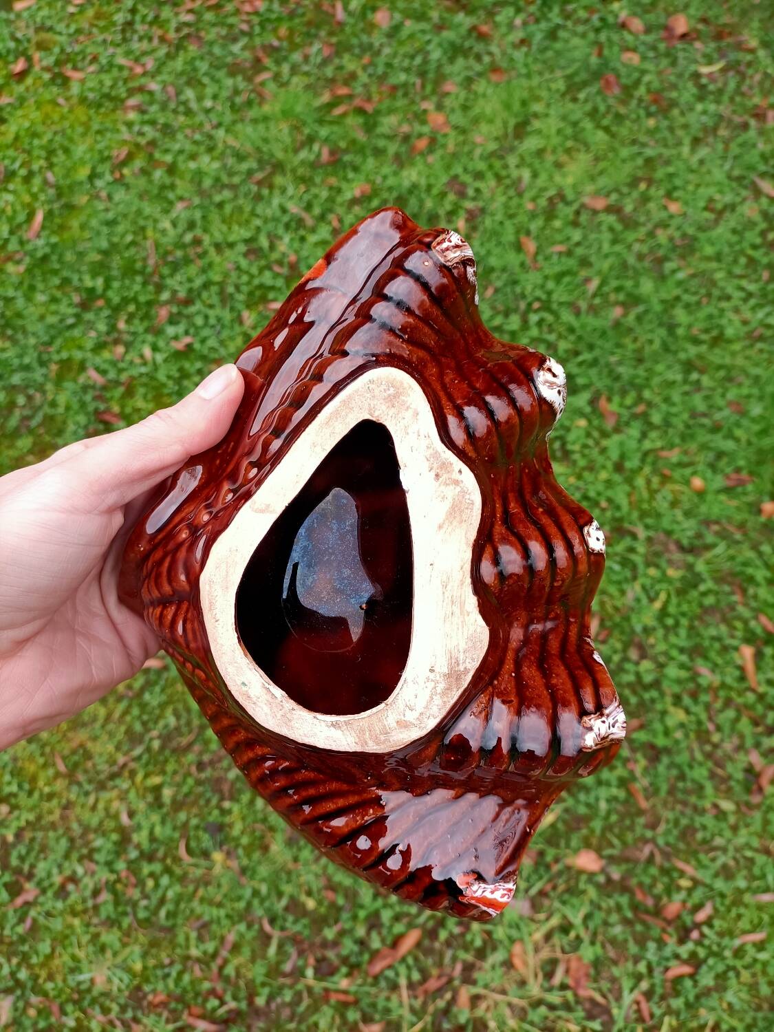 Retro ceramic ashtray