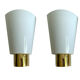 Pair Vintage Wall Lamp Limburg, Golden Brass Glass, 70s