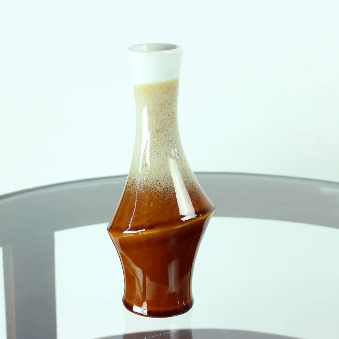 Brown Ceramic Vase By Ditmar Urbach, Czechoslovakia 1960s