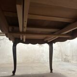 Large extendable dining table in Louis XV style – marquetry