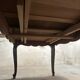 Large extendable dining table in Louis XV style – marquetry
