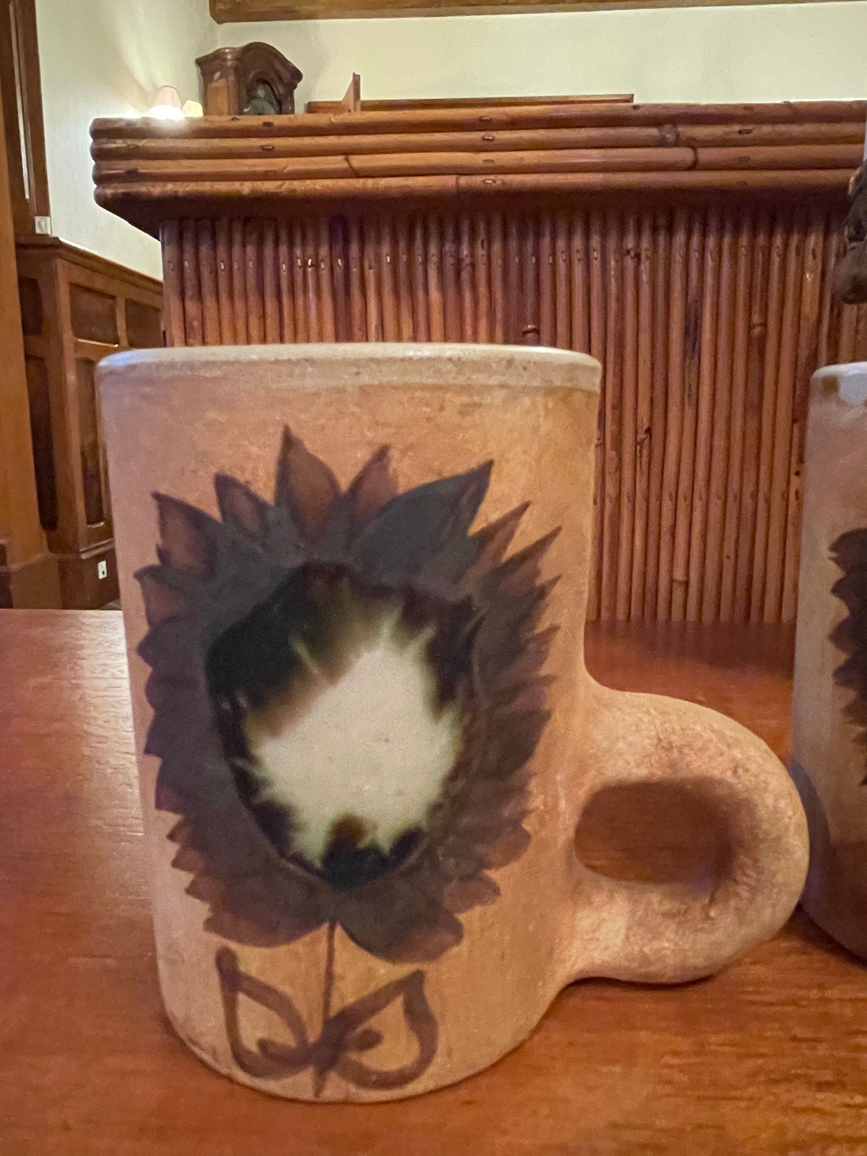 Mugs pottery La Colombe