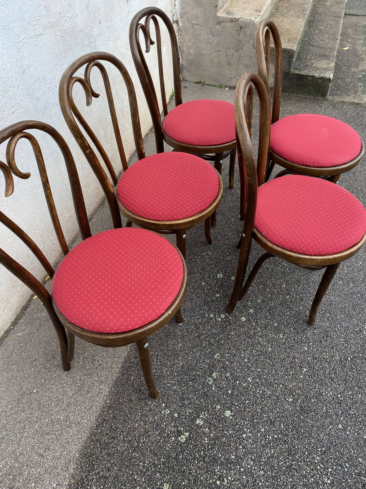 Set de 6 chaises de restaurant
