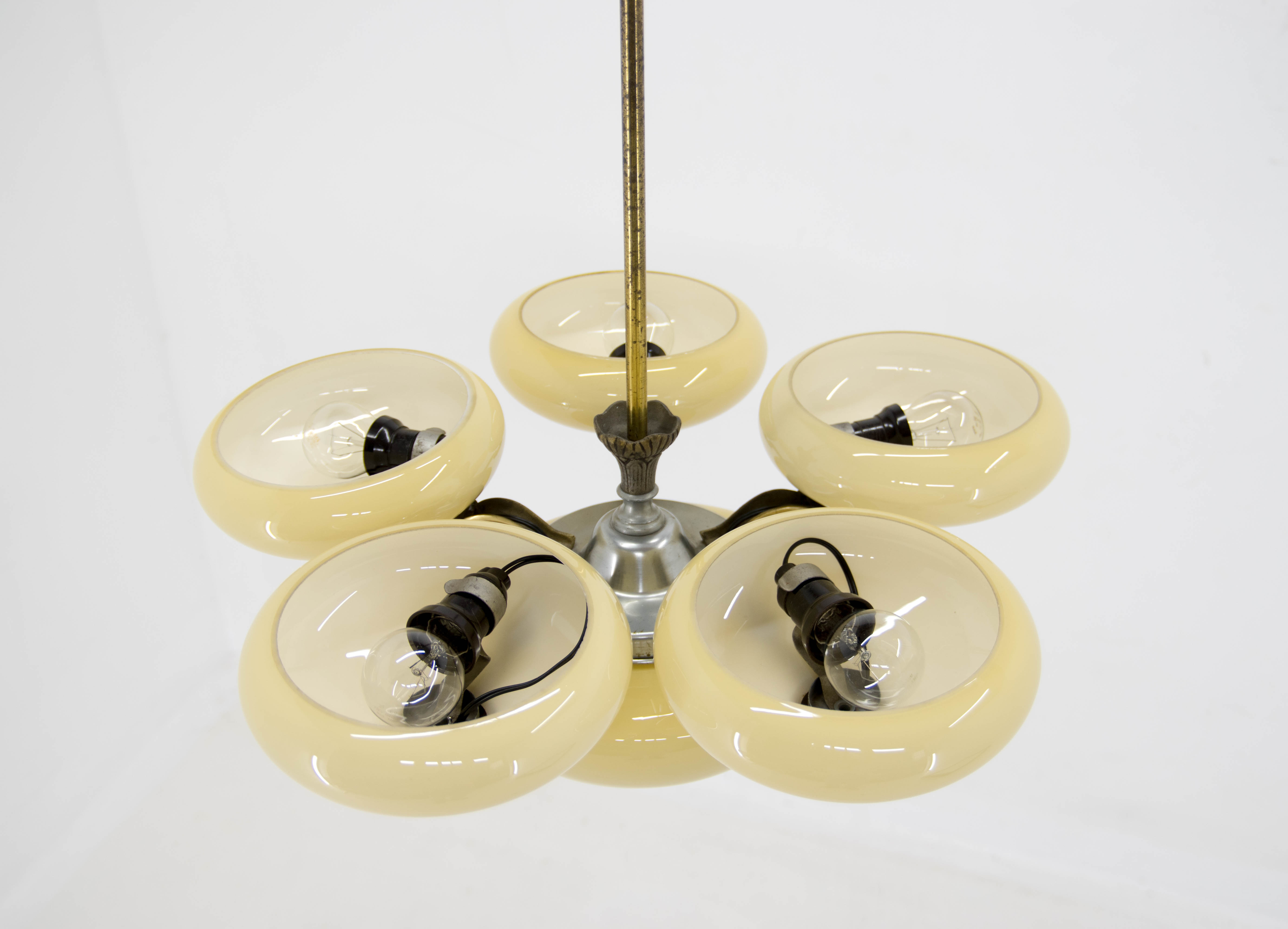 Art nouveau chandelier, 1930s