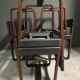 Ensemble de 6 chaises Gunther Hoffstead en cuir et palissandre pour Uniflex
