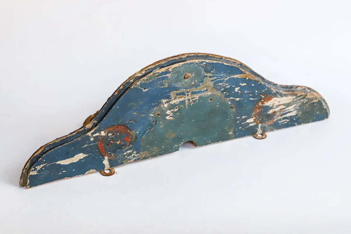 Set of small antique French wall consoles.