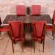 Vintage French Art Deco Chairs by Jules Leleu for Stella, 1940s, Set of 6