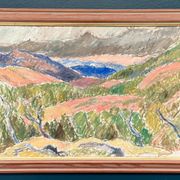 Original Swedish Oil On Panel – Jämtland By John Hedman – Dated 1946