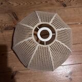 Rattan flower pendant light