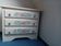Children's room chest of drawers. Floral pattern by artist Sylvie Karle Marquet.