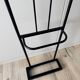 Coat rack, vintage cloakroom with mirror