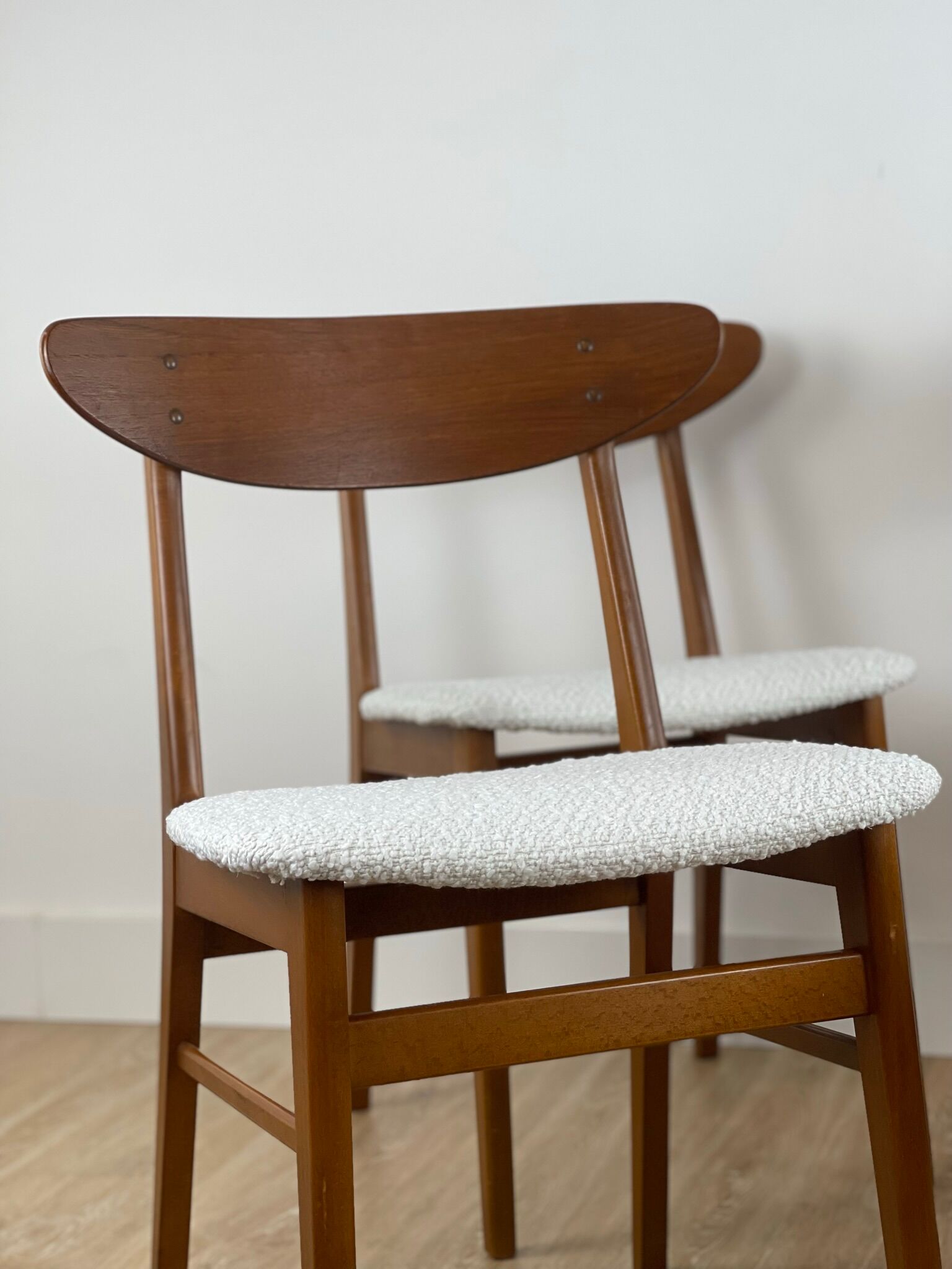 Set of 4 danish farstrup chairs model 210