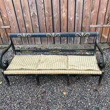 Rare 19th-century painted bench or sofa