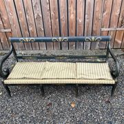 Rare painted bench or sofa from the 19th century