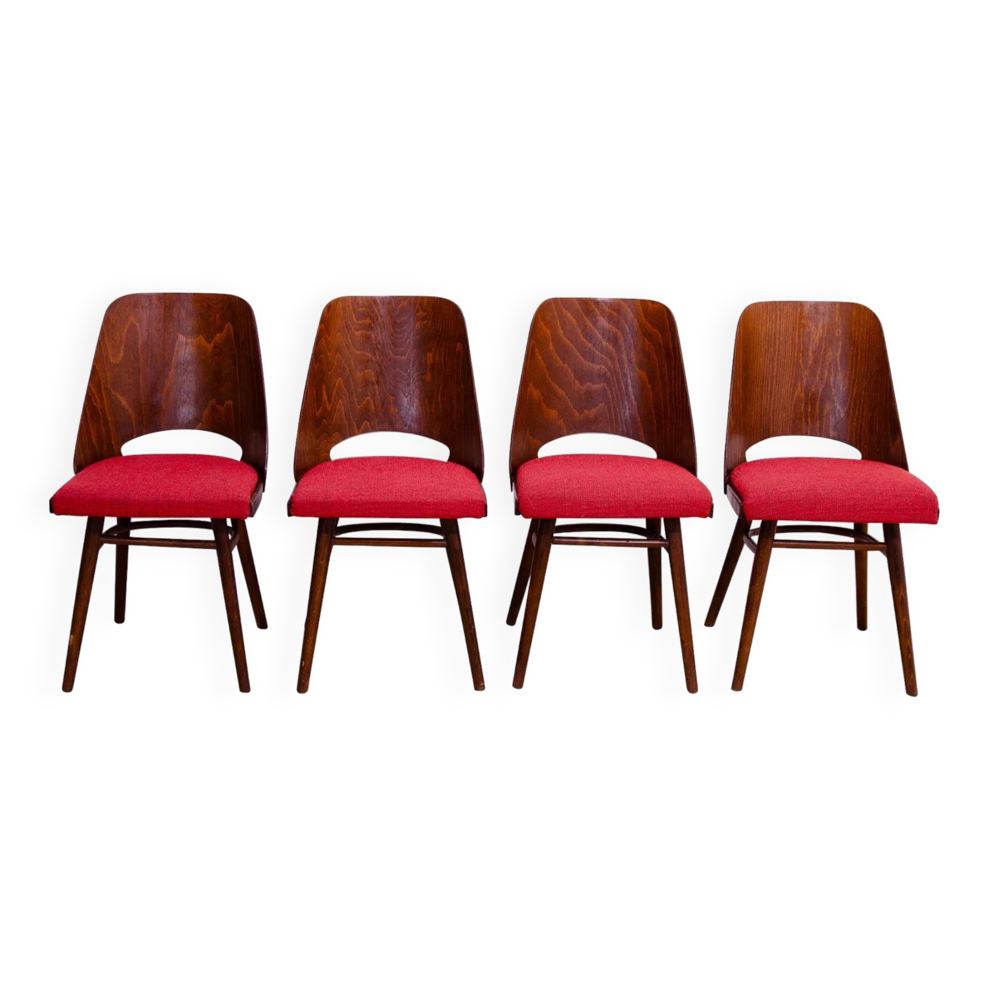 Chaises de salle à manger vintage par Radomír Hofman, années 1960, ensemble de 4