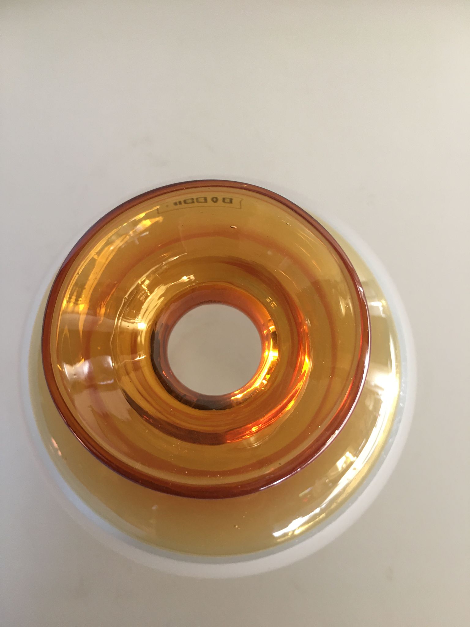 Vase en verre de murano vintage