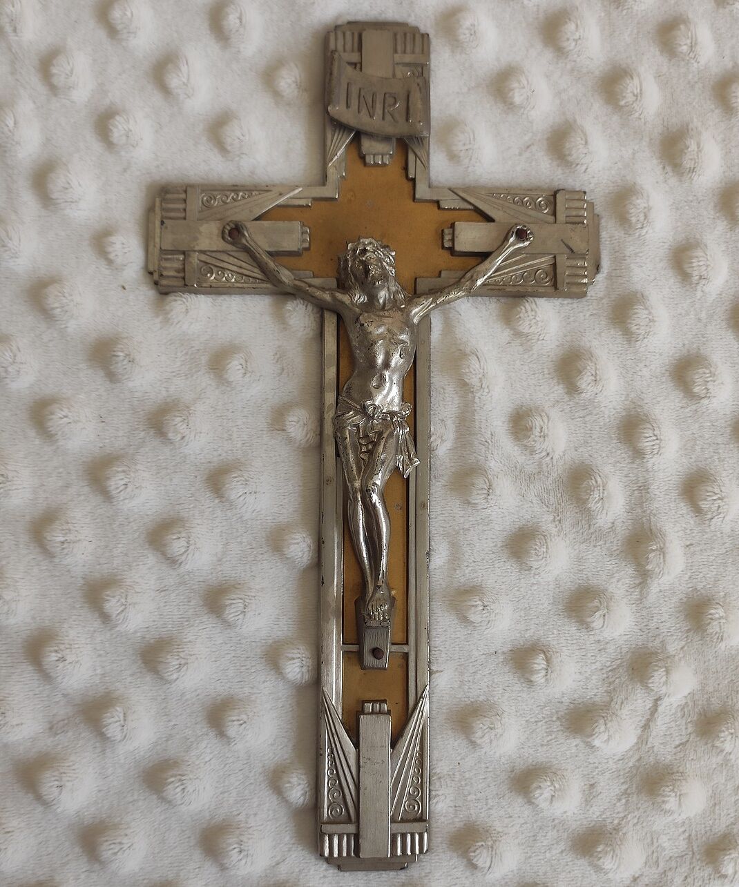 Art deco crucifix