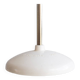 White Bakelite Czechoslovak Hanging Lamp, 1970s