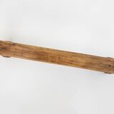 Rustic low bench in solid wood, France ca. 1850