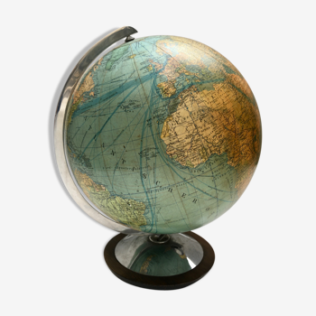 Bright vintage globe