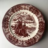 Antique Ironstone Plates Neuschwanstein Castle