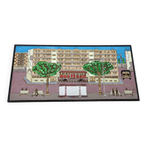 Naive Art painting painting on wood
