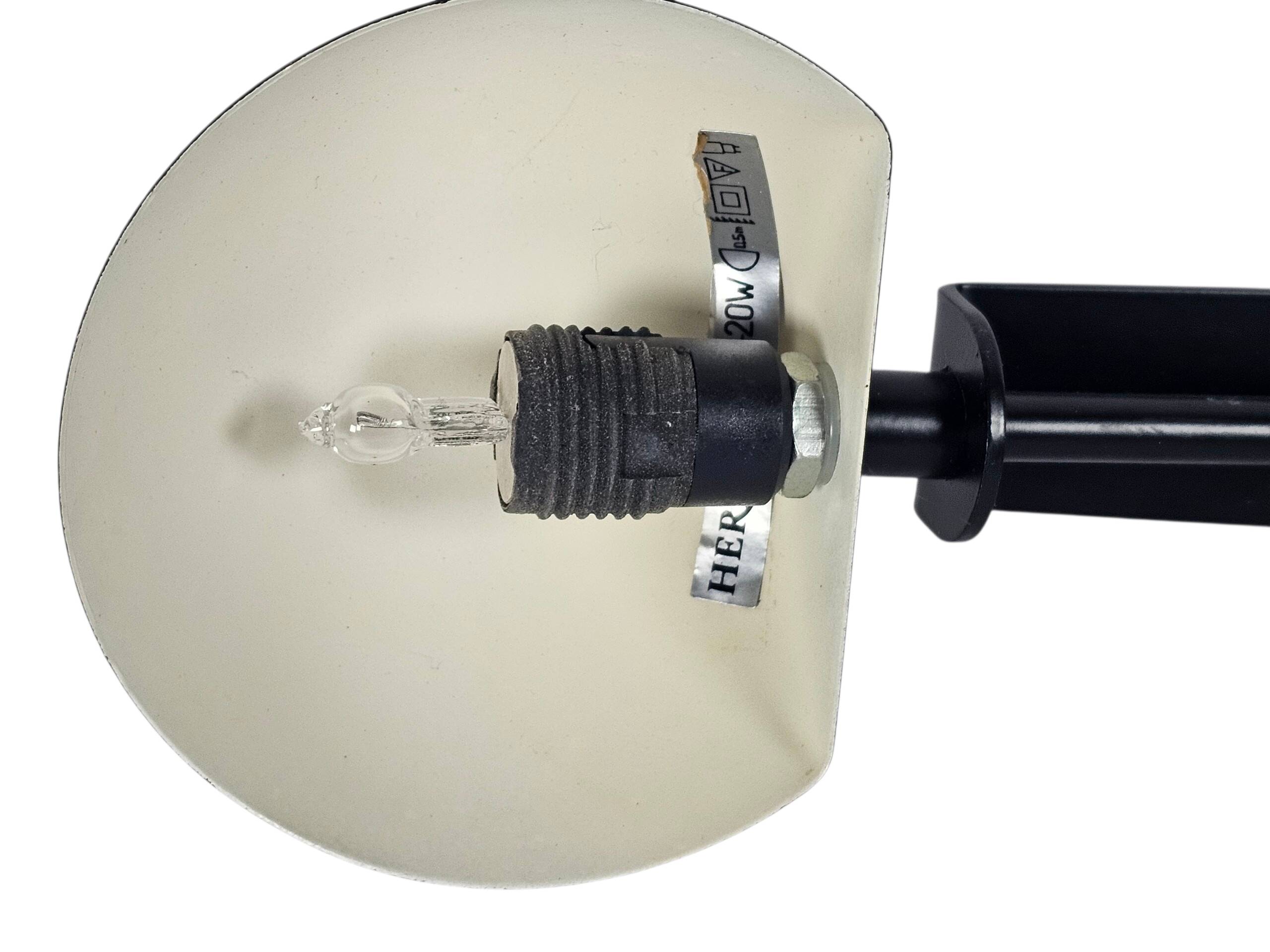 Herda Holland - Dutch design - model B1412 - halogen - Bordeaux - 80's