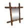 Miroir faux bambou années 40