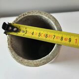 Jean Claude Monange stoneware scroll vase