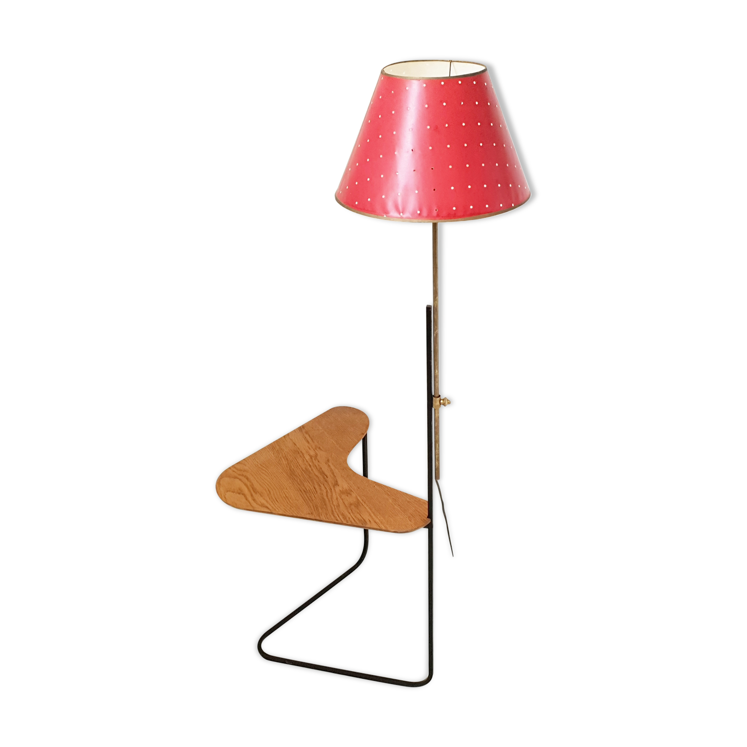 Vintage boomerang floor lamp 1950